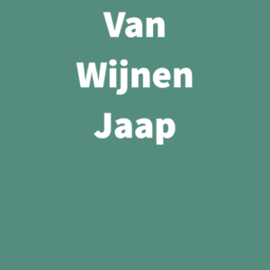 Van Wijnen Jaap